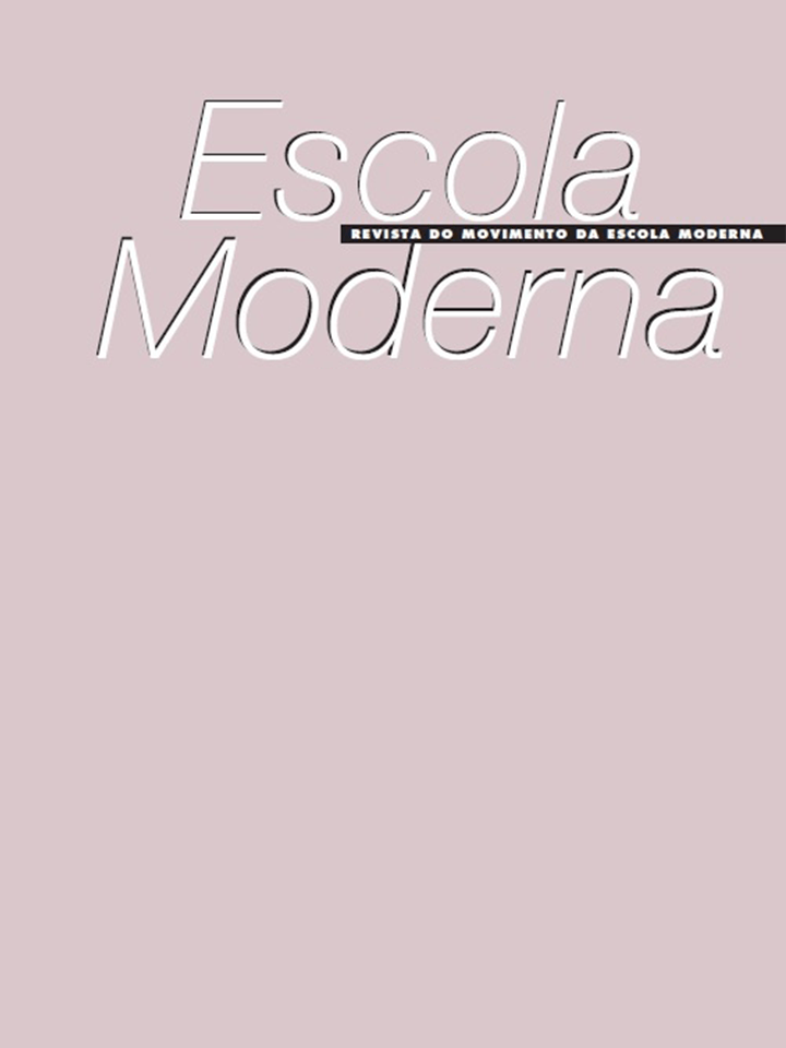 Revista do movimento da escola moderna capa vazia